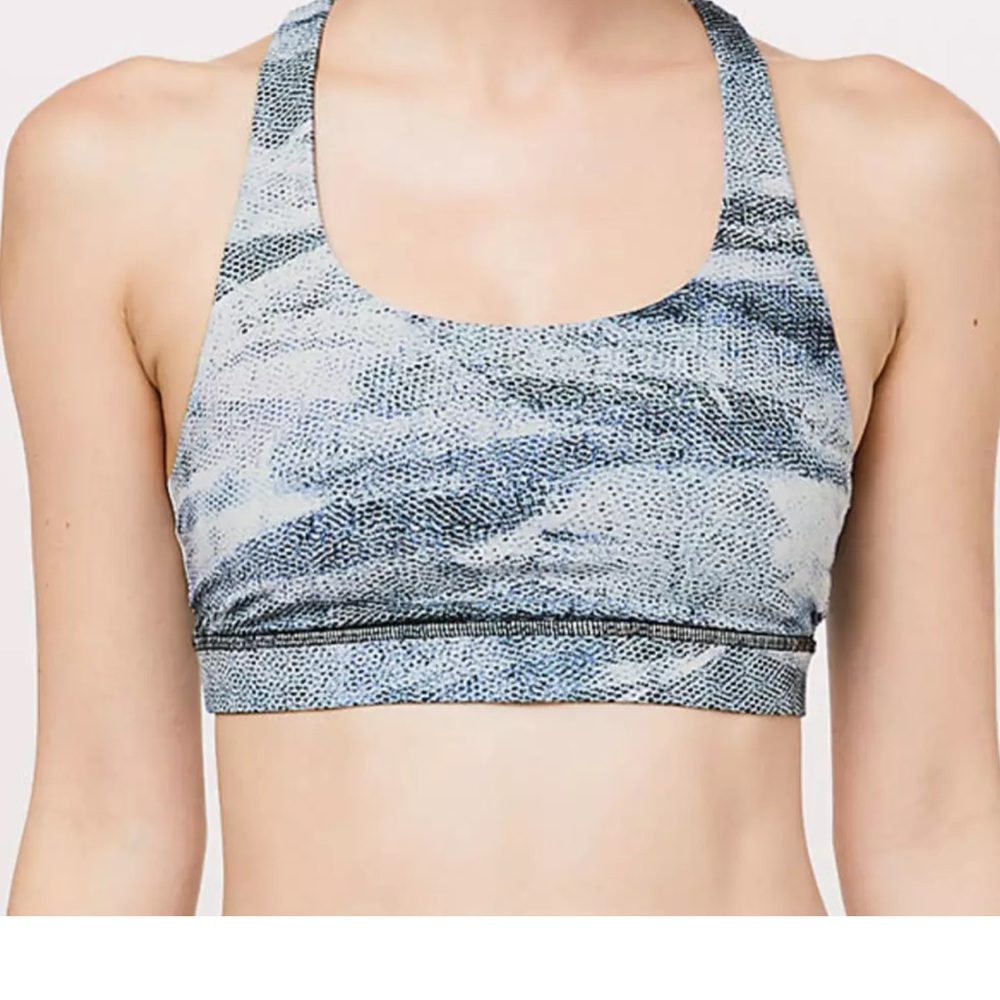 Lululemon invigorate bra mesh scape NEW 6 8 medium - Picture 2 of 5